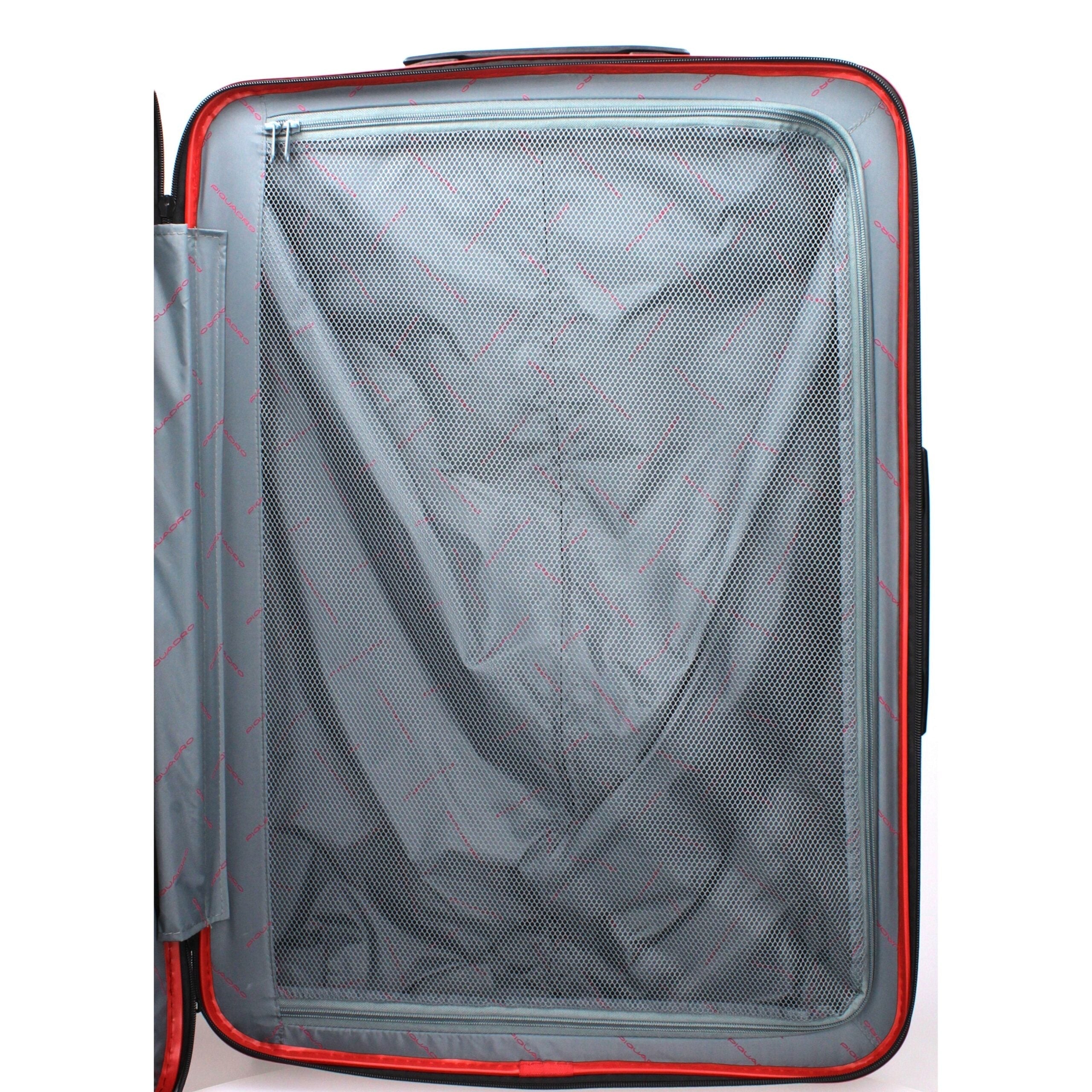 Piquadro Red Polycarbonate Luggage And Men's Travel