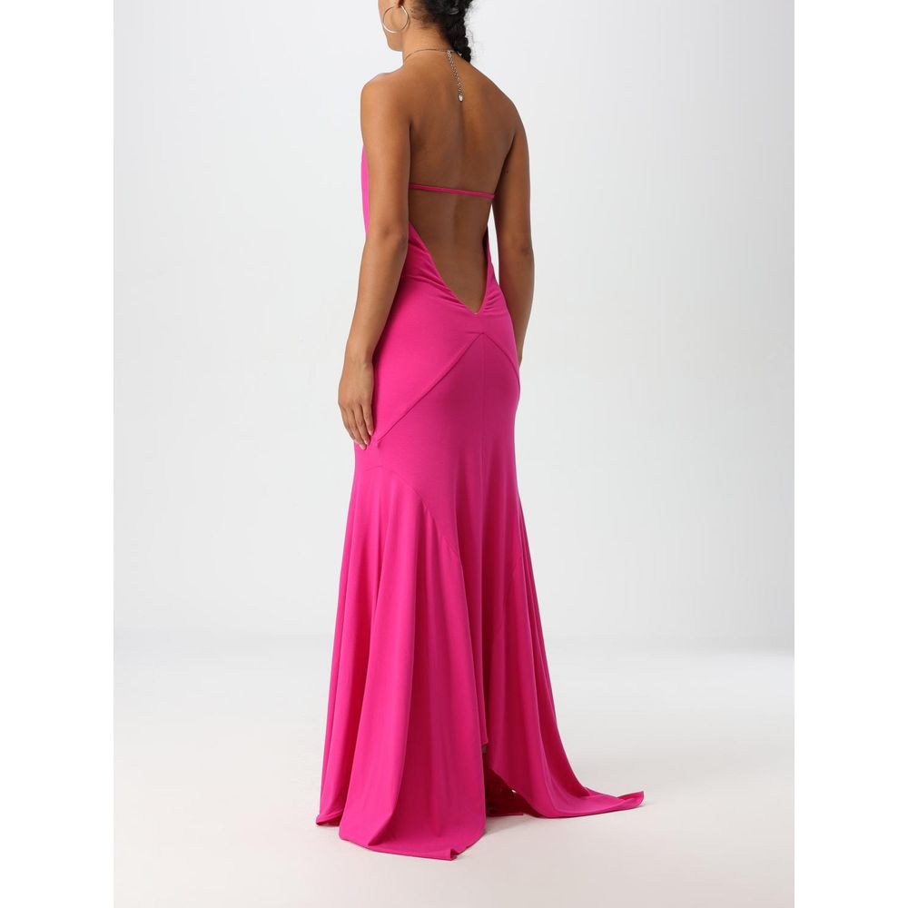 The Attico Fuchsia Jersey Cocktail Women's Dress