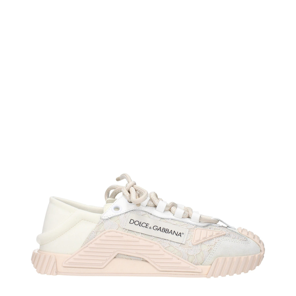 Dolce & Gabbana Gray Fabric Women's Sneakers