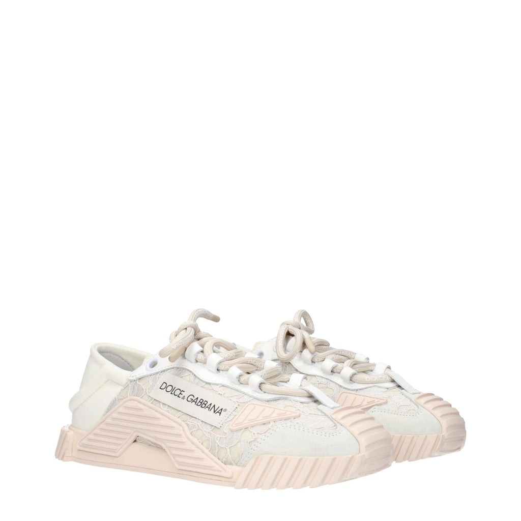Dolce & Gabbana Gray Fabric Women's Sneakers