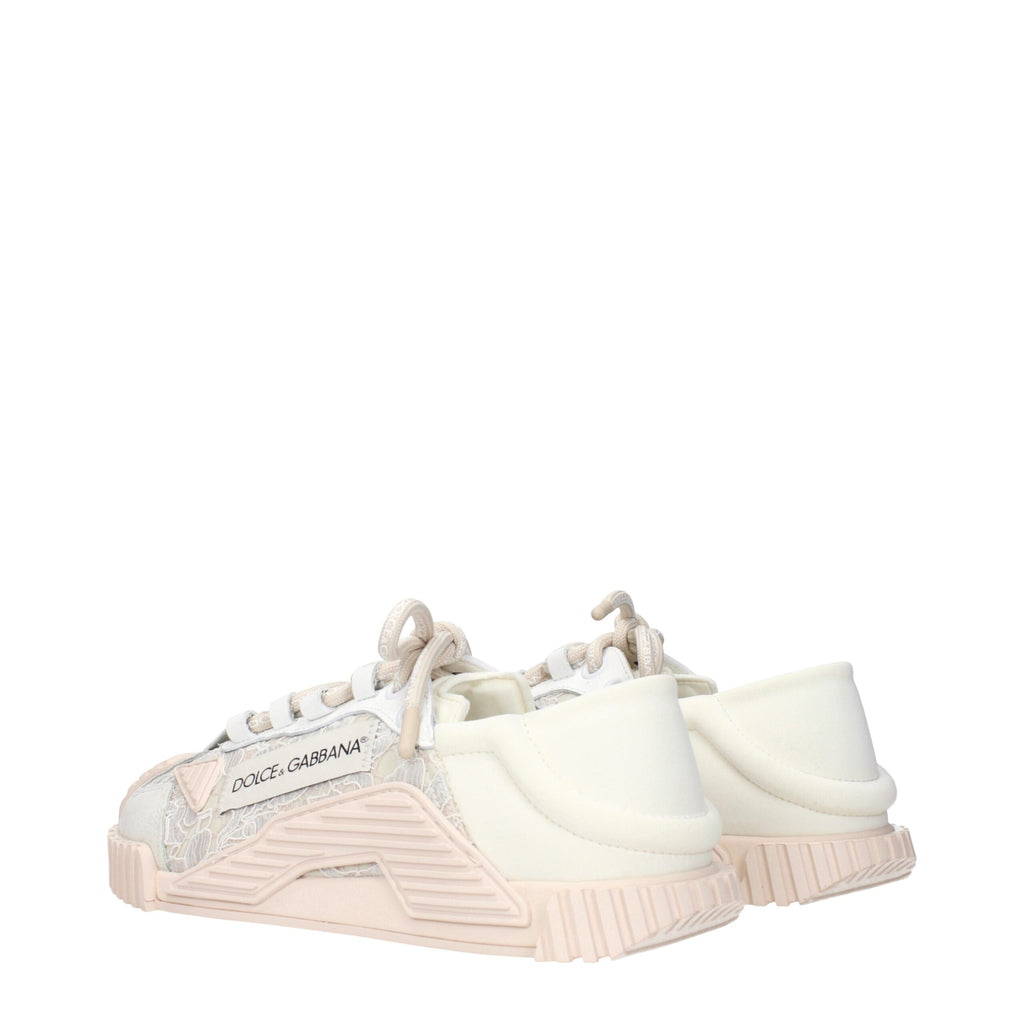 Dolce & Gabbana Gray Fabric Women's Sneakers