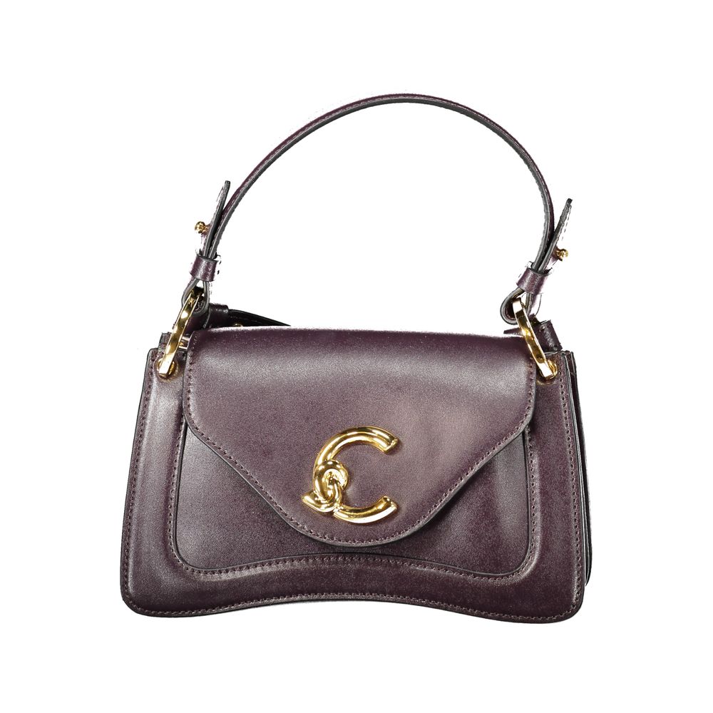 Coccinelle Purple Leather Women Women's Handbag