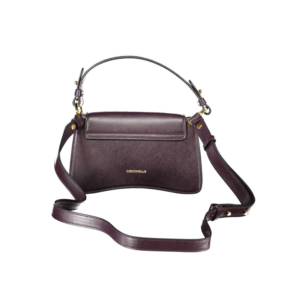 Coccinelle Purple Leather Women Women's Handbag