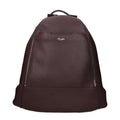Pineider Brown Leather Men's Backpack