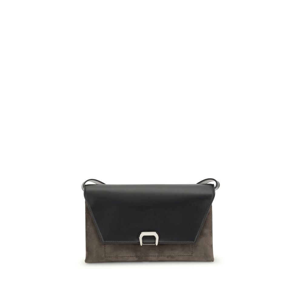 Brunello Cucinelli Black Leather Shoulder Women's Bag