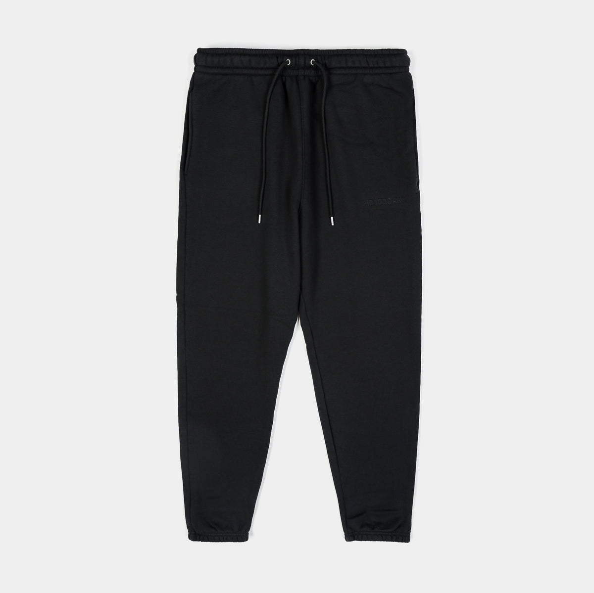Exclusive Wordmark Fleece Joggers Mens Pants (Black) — S — Front View