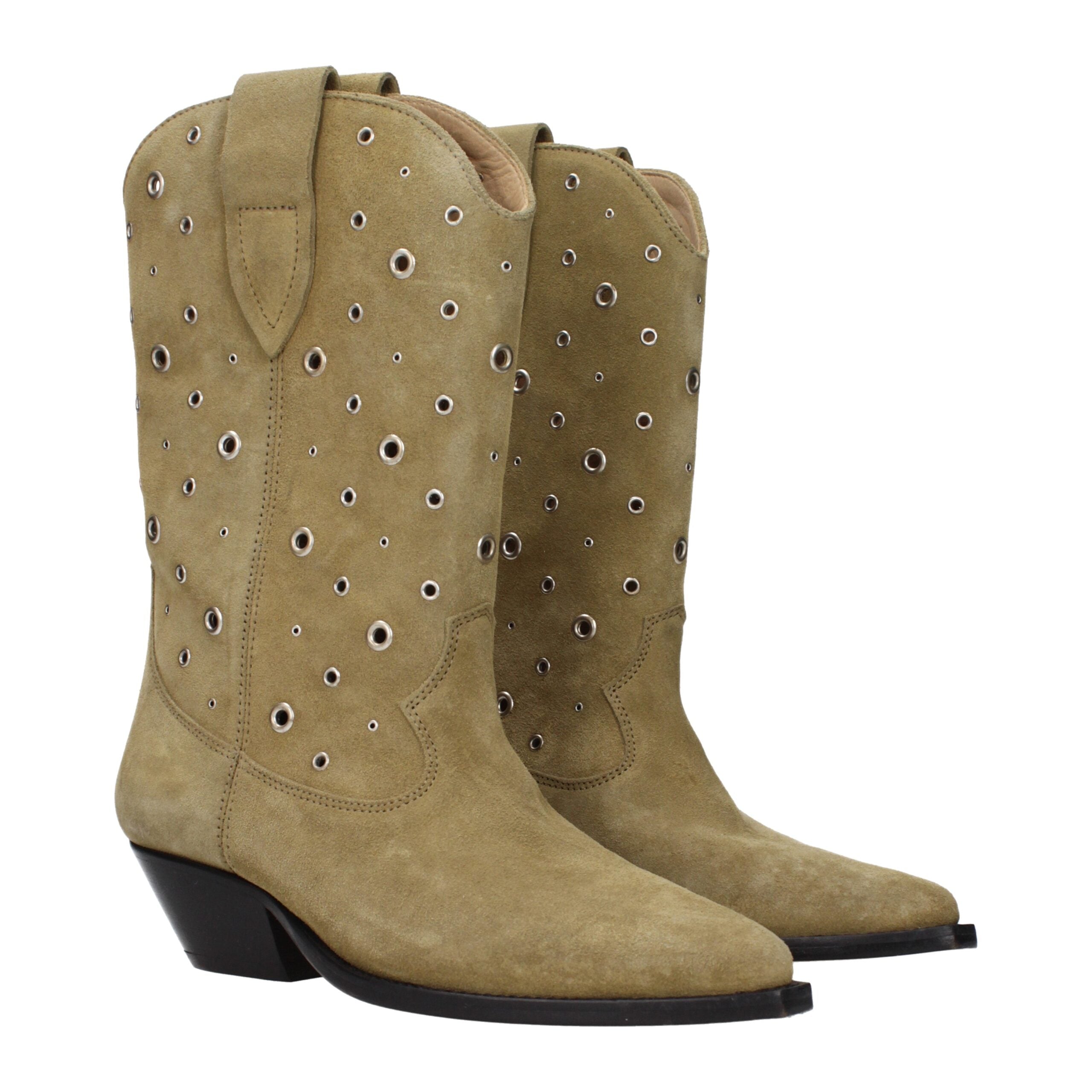 Isabel Marant Beige Leather Ankle Women's Boots