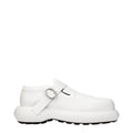 Jil Sander White Leather Slip-On Women's Loafers