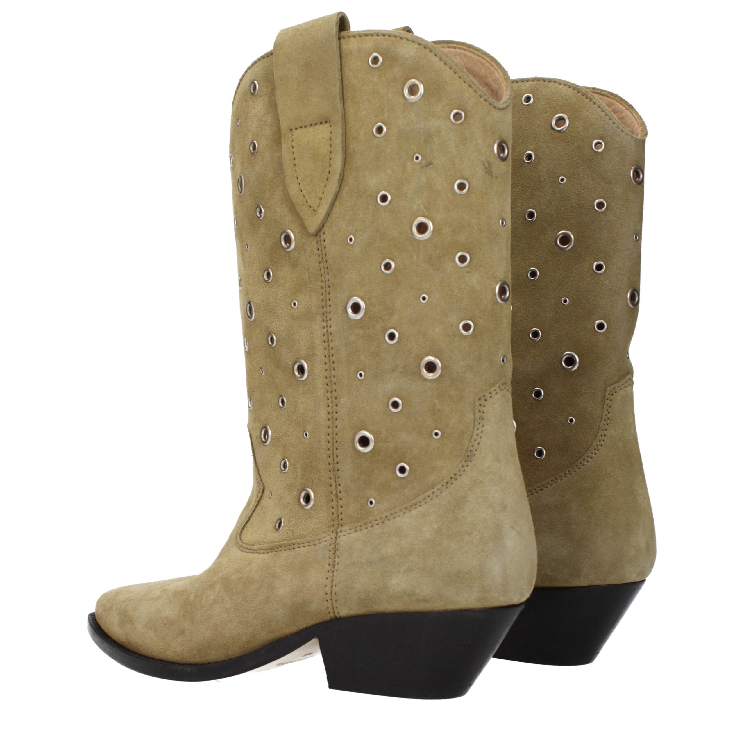 Isabel Marant Beige Leather Ankle Women's Boots