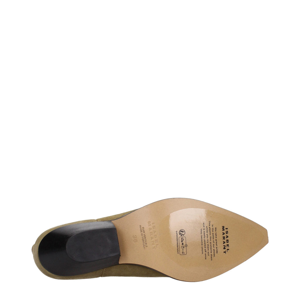 Isabel Marant Beige Leather Ankle Women's Boots