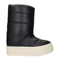 Rick Owens Black Leather Ankle Men's Boots