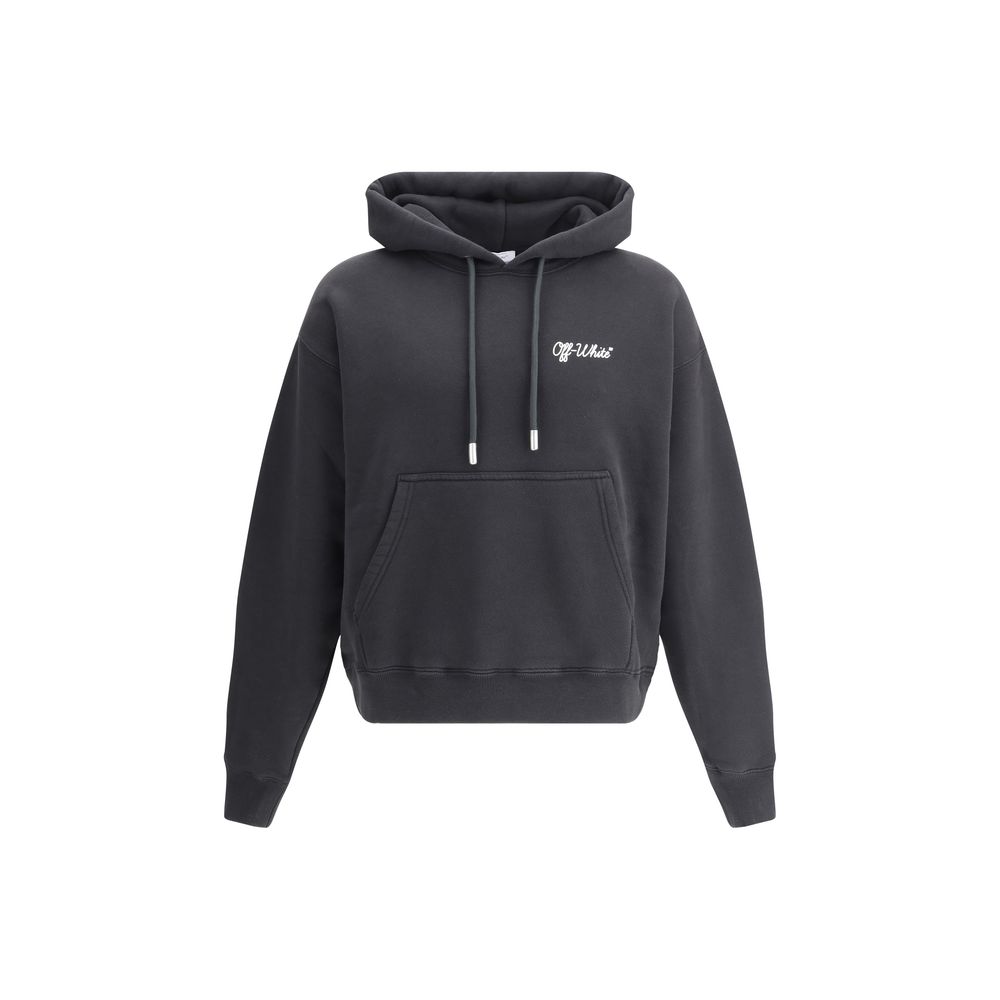Off-White Black Cotton Men's Sweatshirt