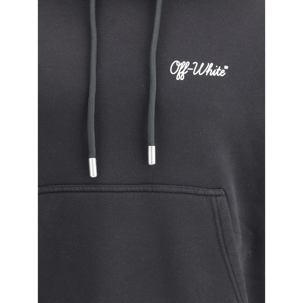 Off-White Black Cotton Men's Sweatshirt