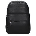Piquadro Black Leather Men's Backpack