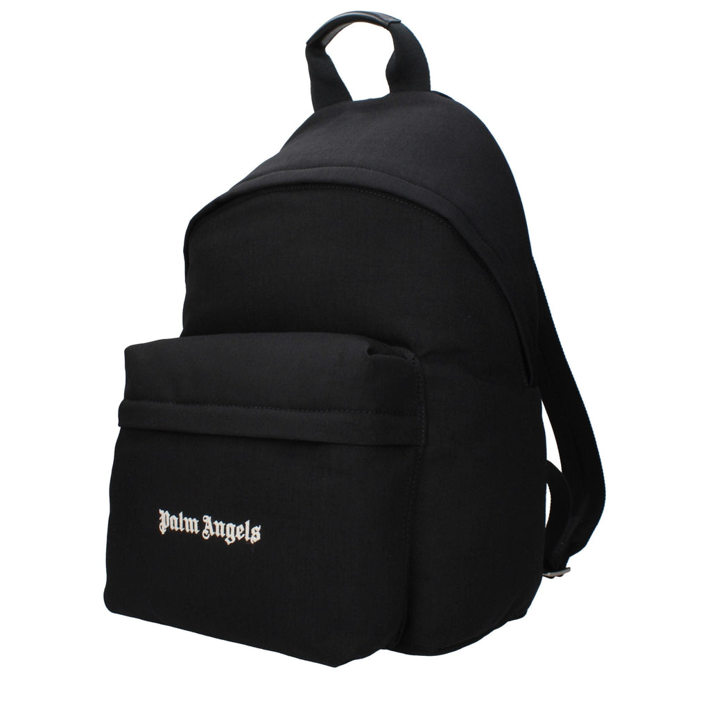 Palm Angels Black Fabric Men's Backpack