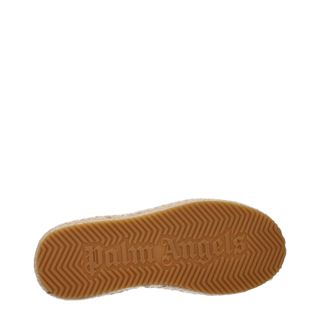 Palm Angels White Leather Low Top Women's Sneakers