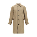 Burberry Brown Cotton Men's Coat