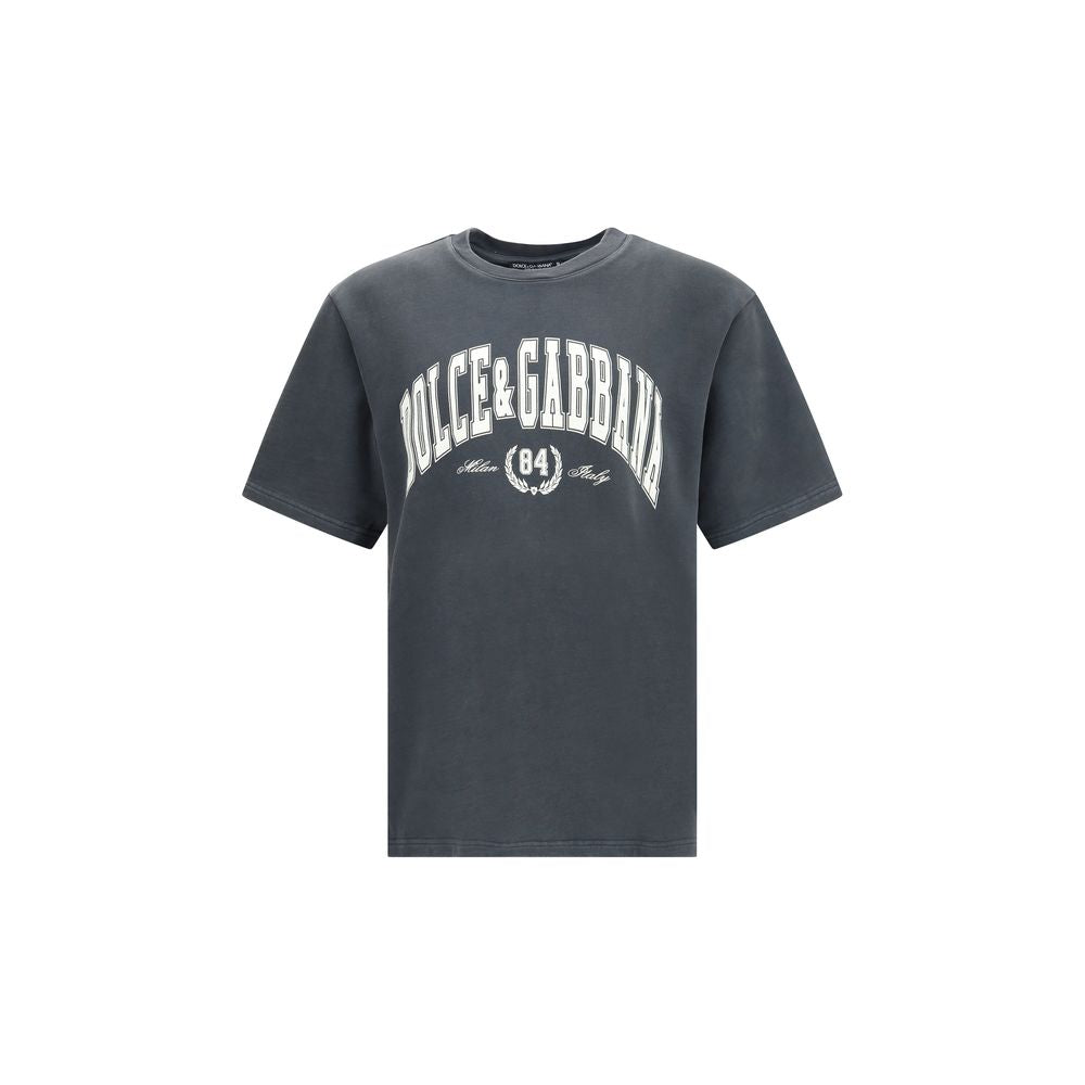 Dolce & Gabbana Gray Cotton Men's T-Shirt