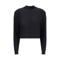MONCLER x EDWARD ENNINFUL Black Viscose Women's Sweatshirt