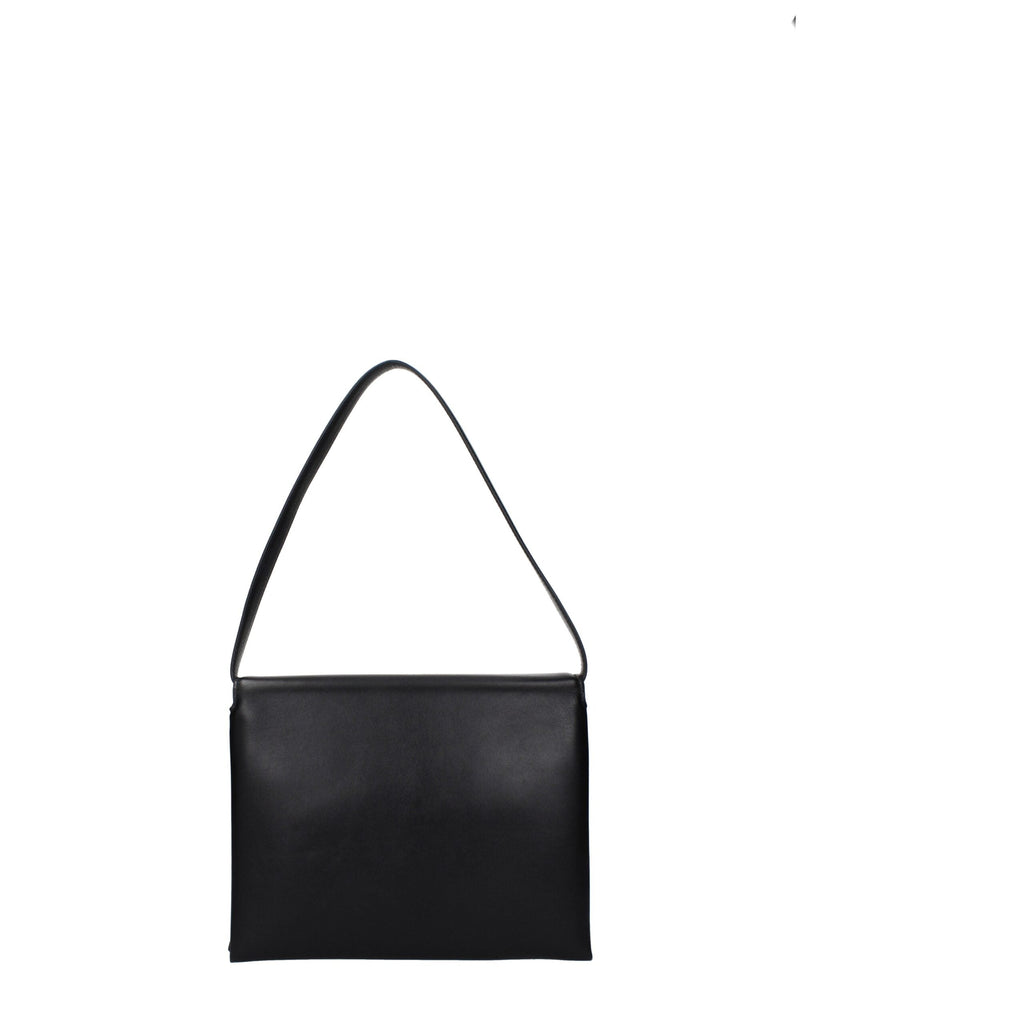 Jil Sander Black Leather Shoulder Women's Bag