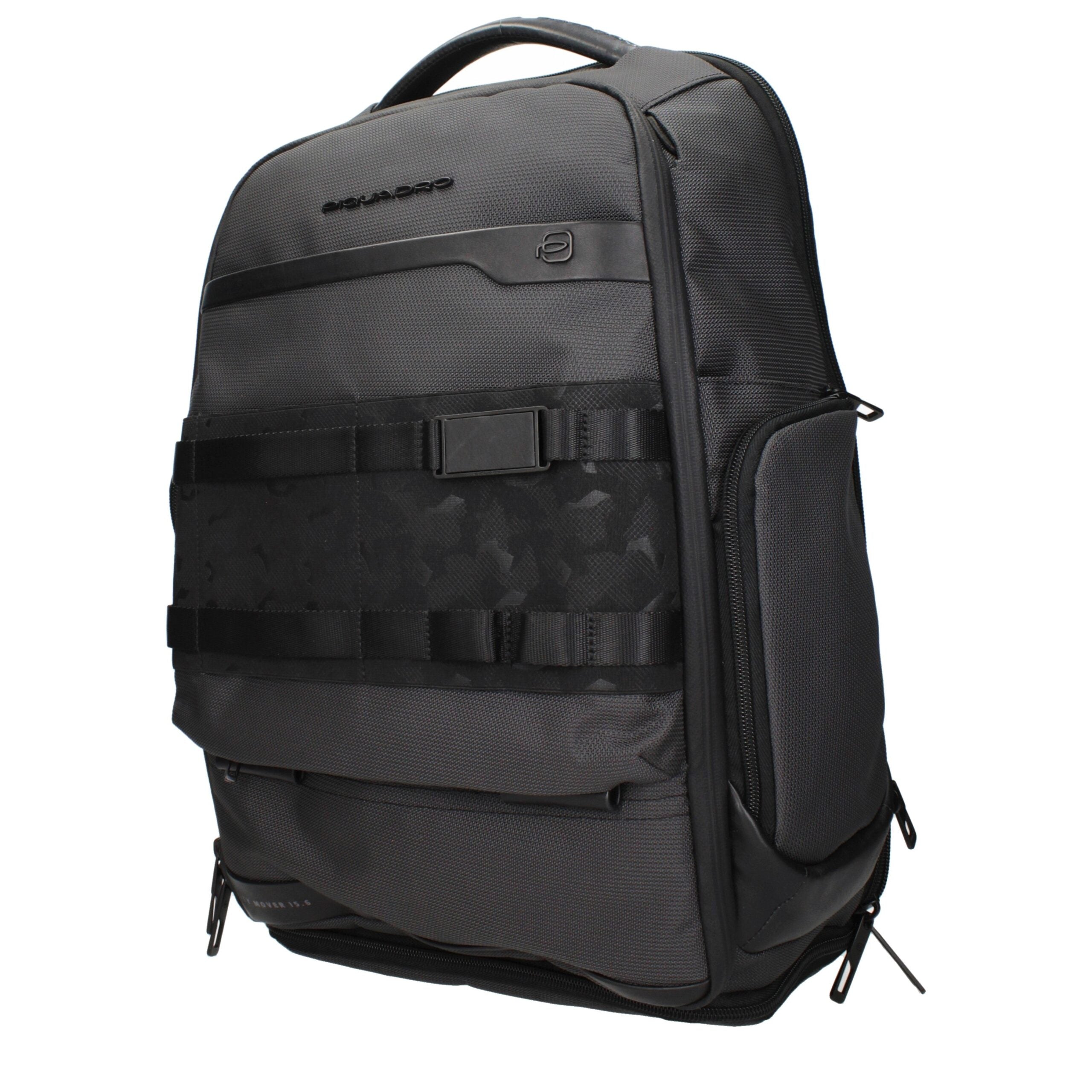 Piquadro Gray Fabric Men's Backpack
