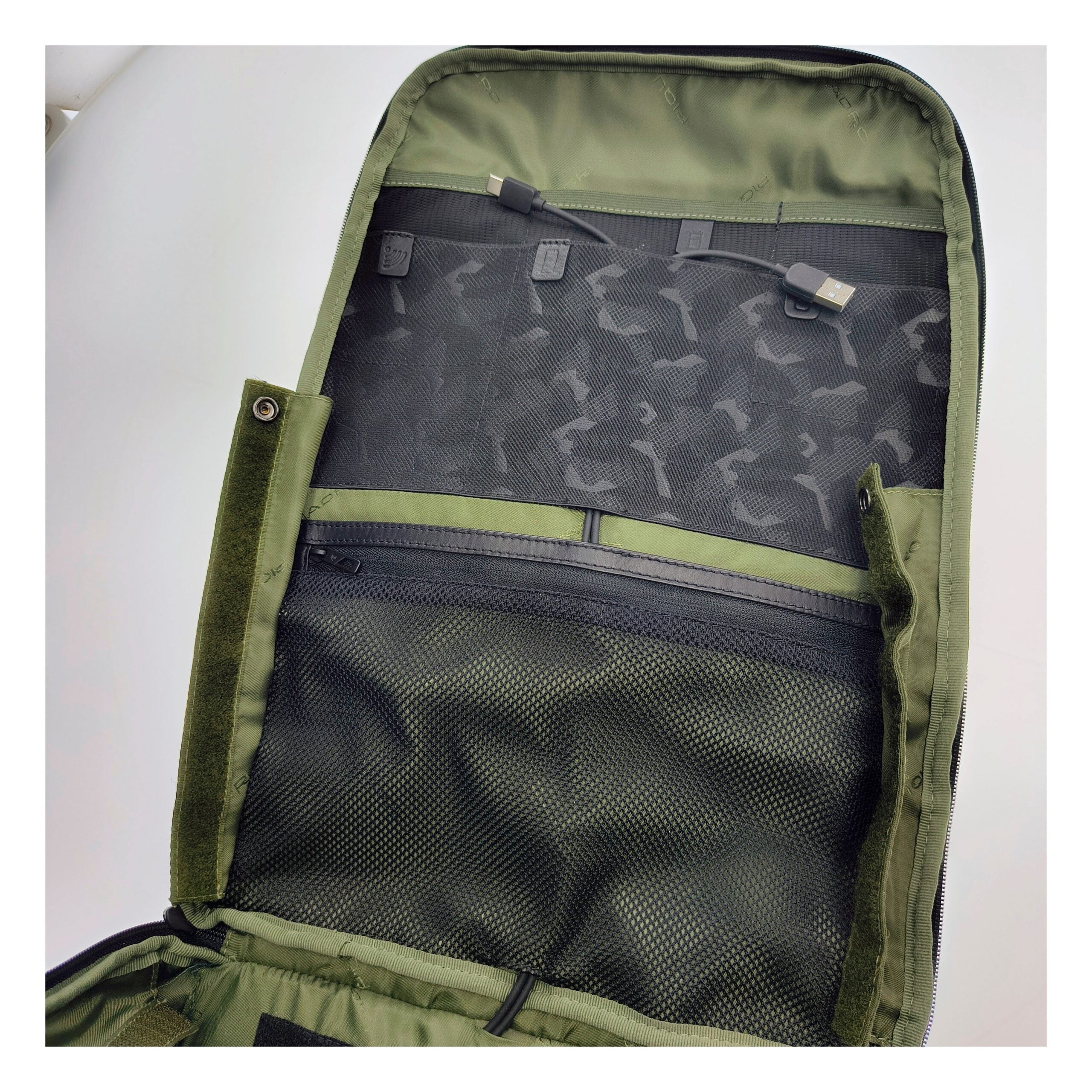 Piquadro Gray Fabric Men's Backpack