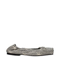 Jacquemus Beige Leather Ballet Women's Flats
