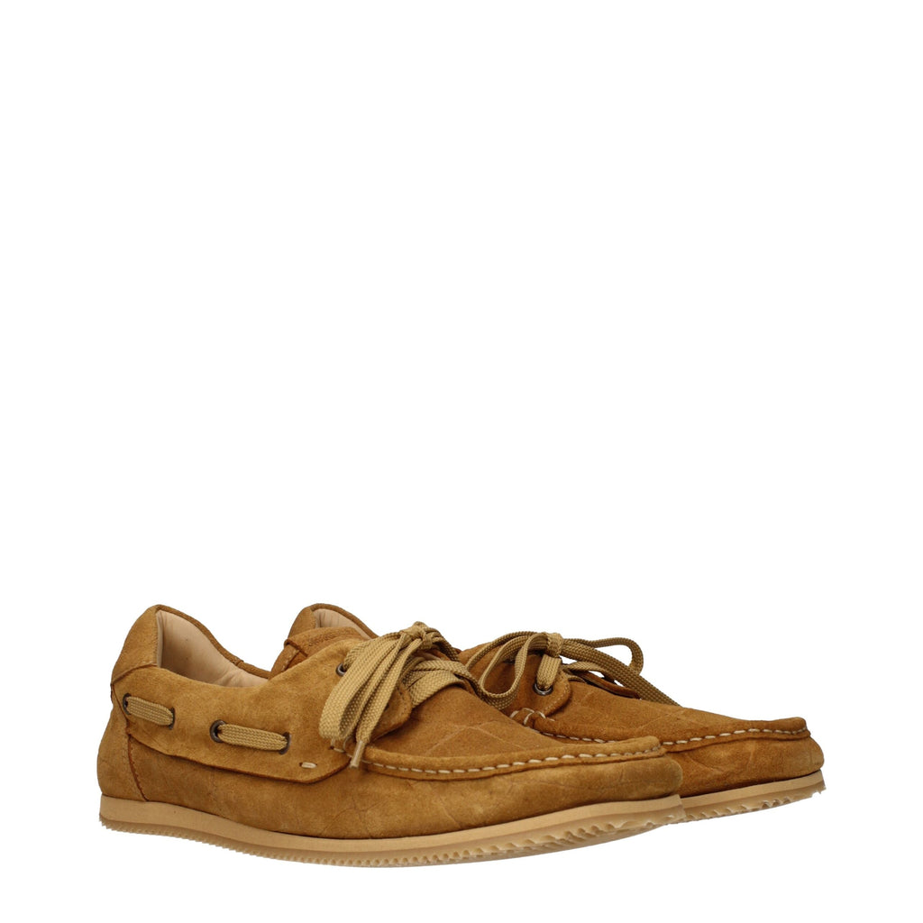 Jacquemus Brown Leather Slip-On Men's Loafers