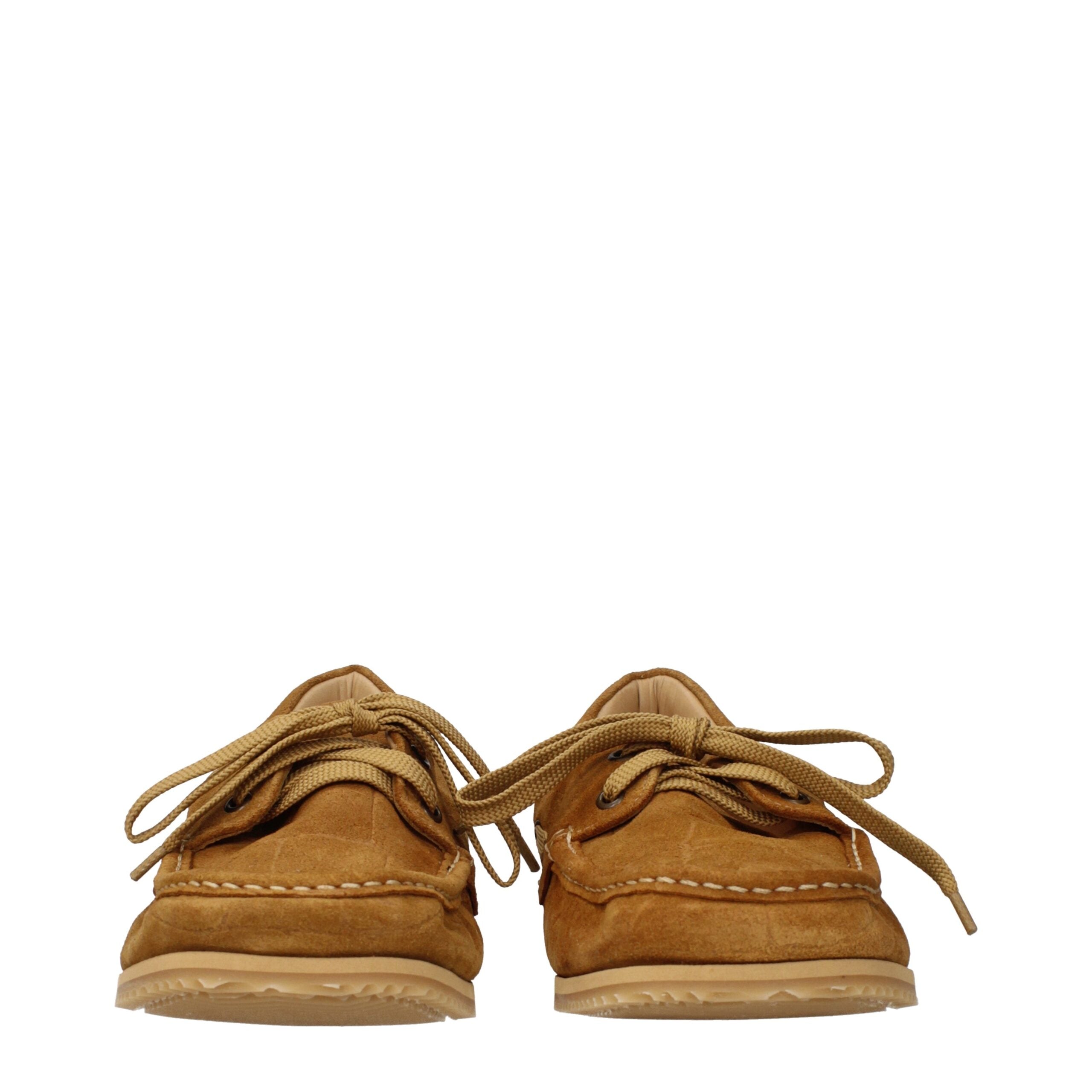 Jacquemus Brown Leather Slip-On Men's Loafers