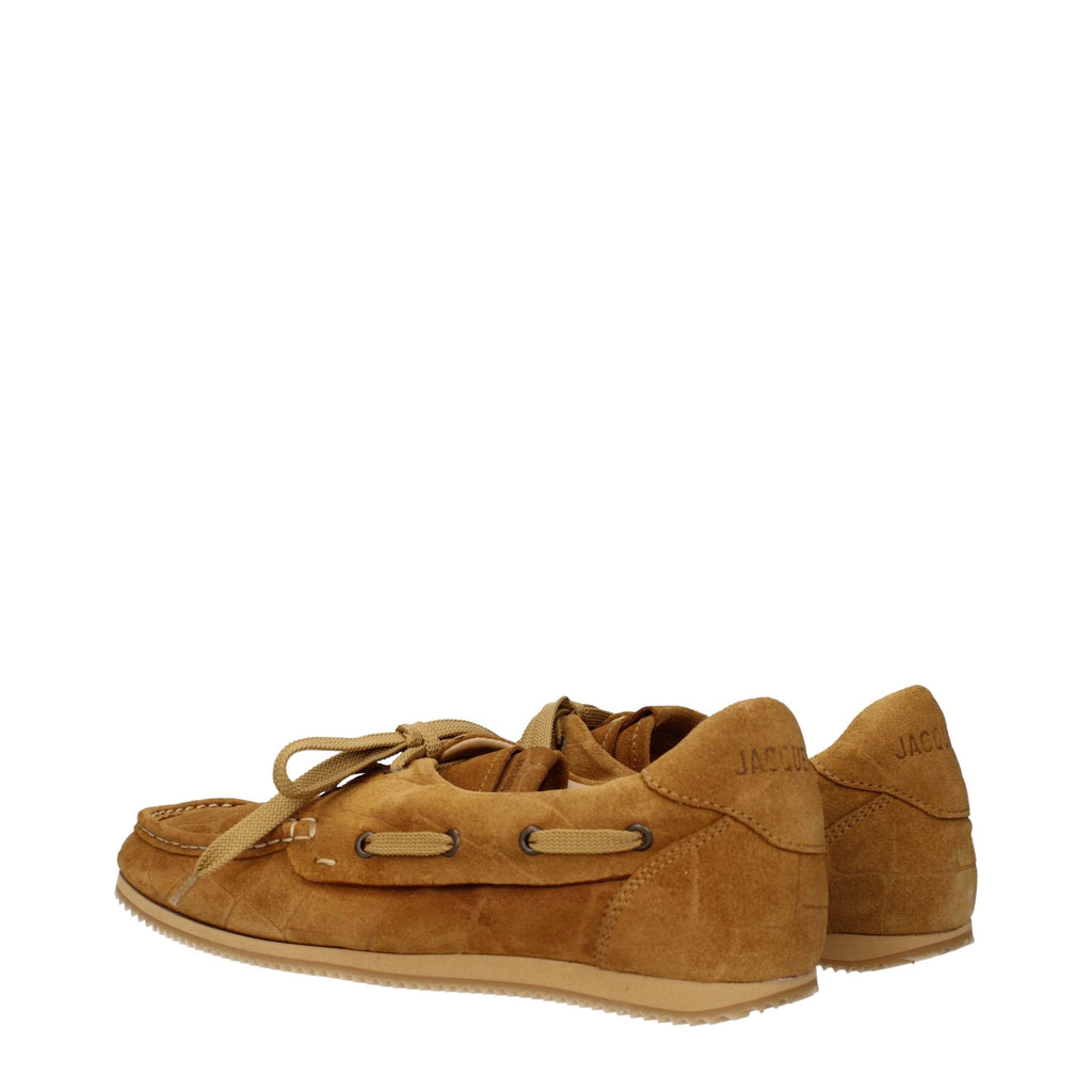 Jacquemus Brown Leather Slip-On Men's Loafers