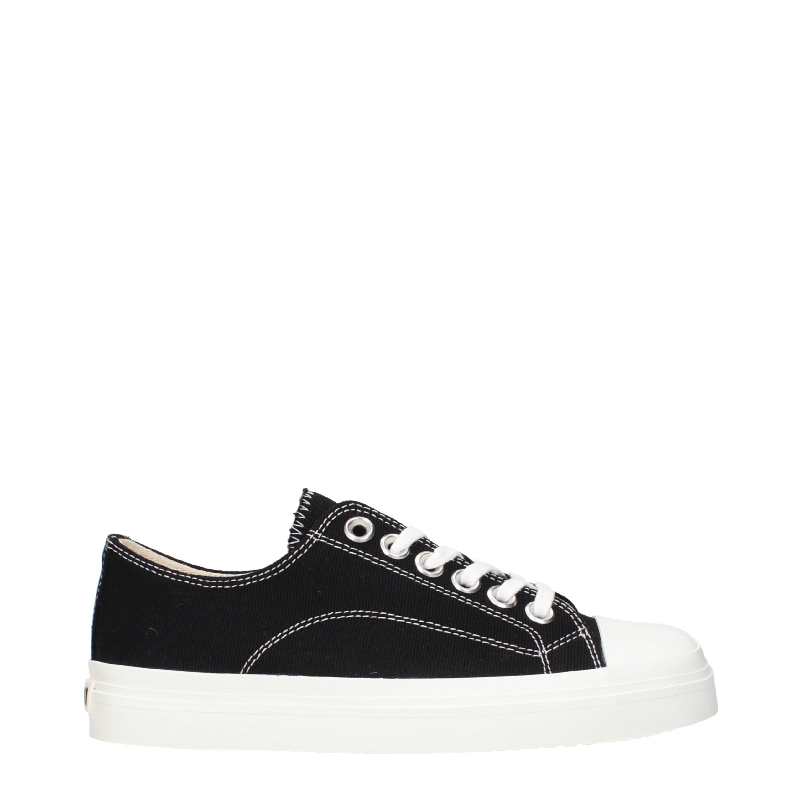 Moschino Black Fabric Low Top Women's Sneakers