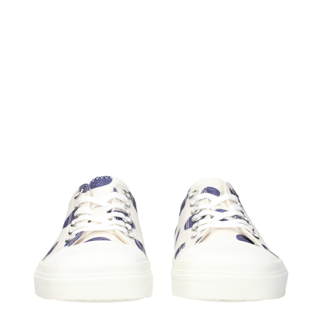 Moschino White Fabric Low Top Women's Sneakers