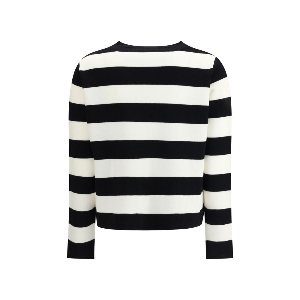 Max Mara Black Fleece Wool Women's Sweatshirt