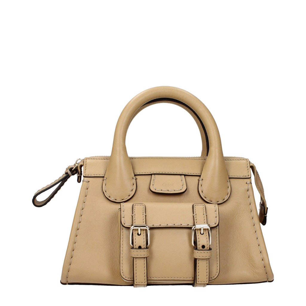 Chloé Beige Leather Women's Handbag