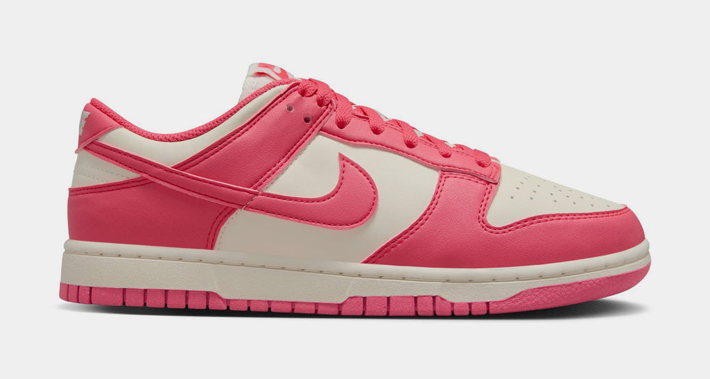 Exclusive Dunk Low Womens Lifestyle Shoes (Aster Pink/Sail) — 5 — Front View