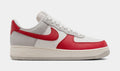 Exclusive Air Force 1 '07 LV8 Red Toe Mens Basketball Shoes (Gym Red/Pale Ivory/Phantom/Iron Ore) — 6 — Front View