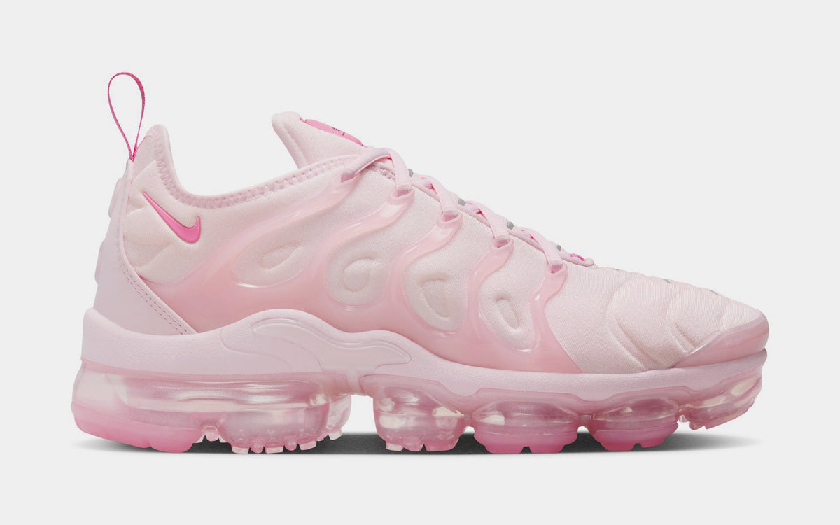 Exclusive Air VaporMax Plus Womens Running Shoes (Pink Foam/Playful Pink) — 5 — Front View