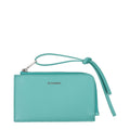 Jil Sander Green Leather Men's Wallet
