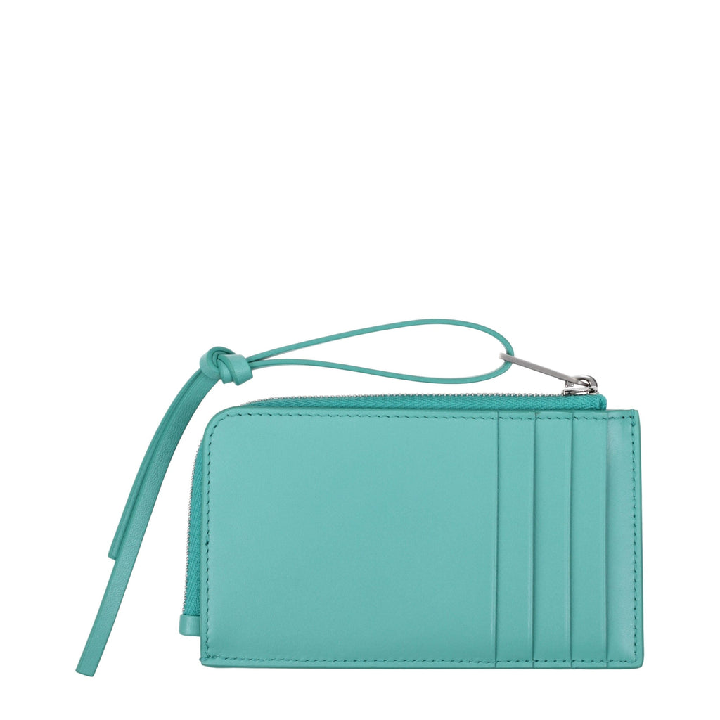 Jil Sander Green Leather Men's Wallet