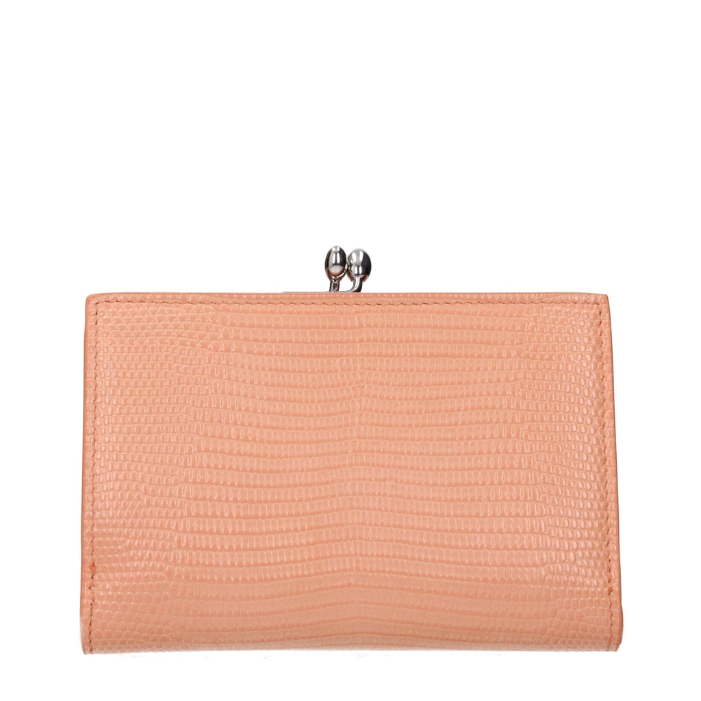Jil Sander Pink Leather Women's Wallet