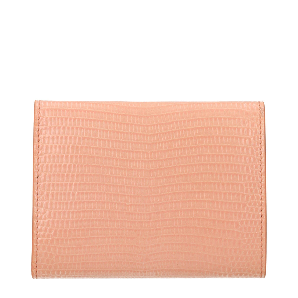 Jil Sander Pink Leather Women's Wallet