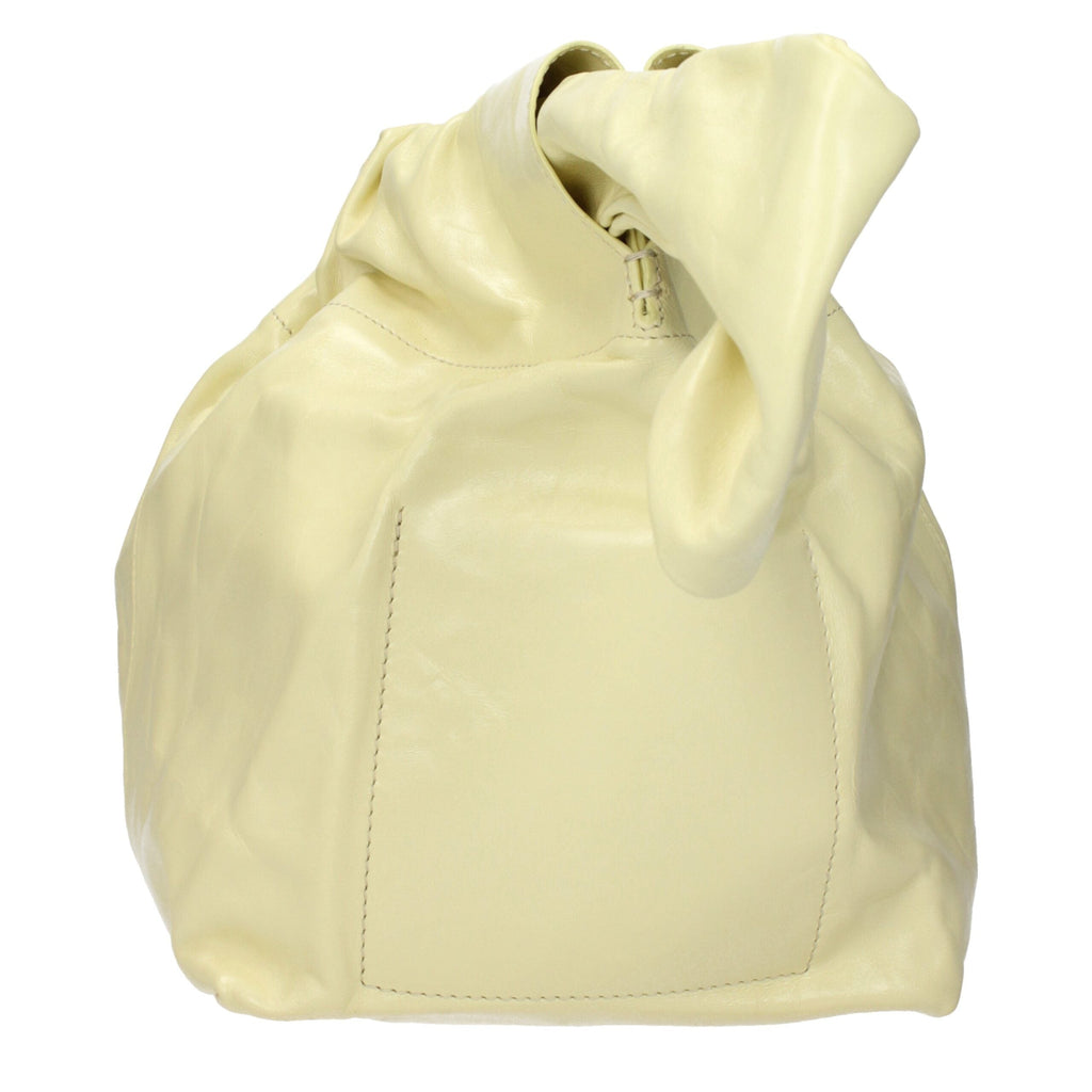 Jil Sander Yellow Leather Women's Handbag