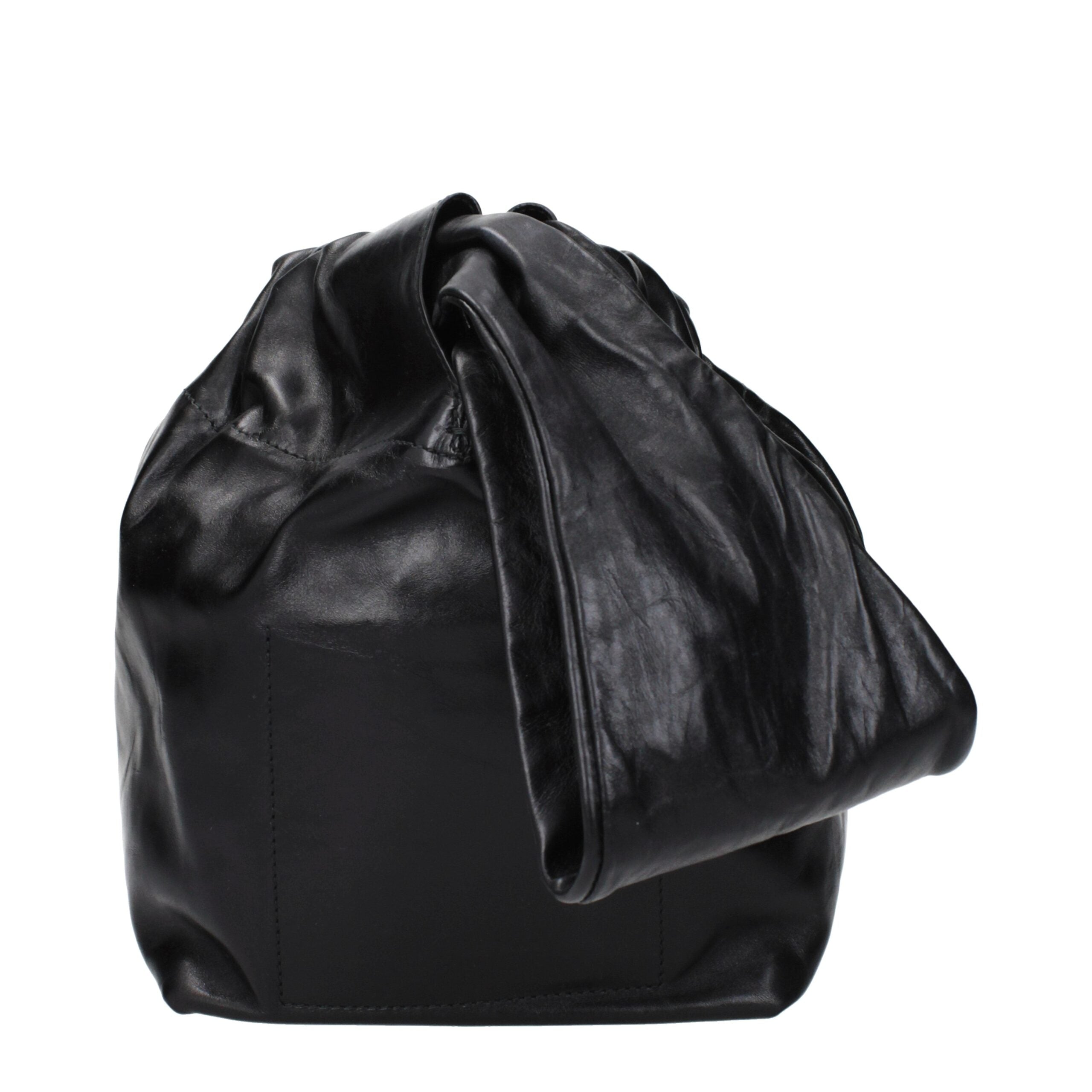 Jil Sander Black Leather Women's Handbag