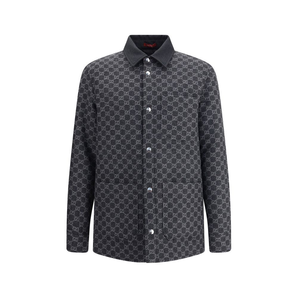 Gucci Gray Wool Men's Coat