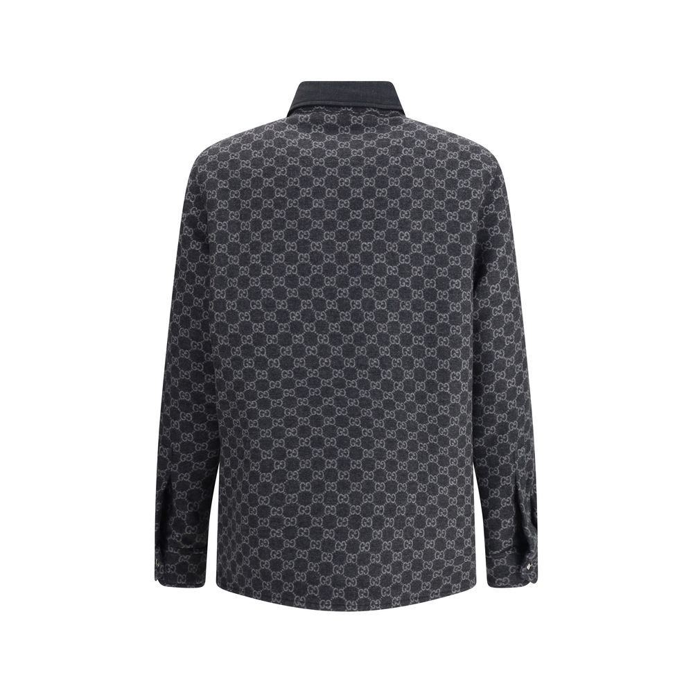 Gucci Gray Wool Men's Coat