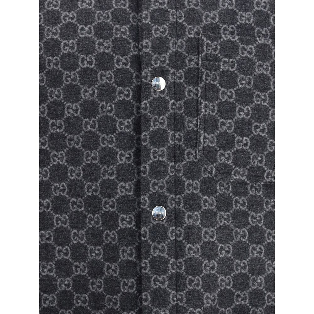 Gucci Gray Wool Men's Coat