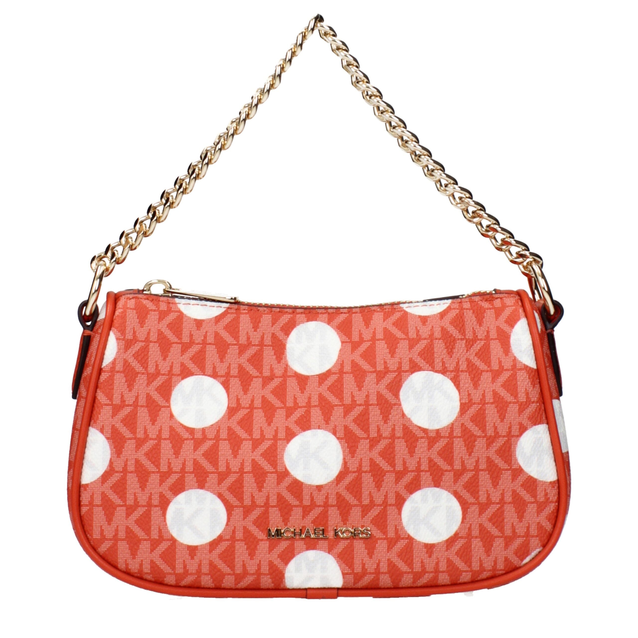 Michael Kors Red Fabric Women's Handbag