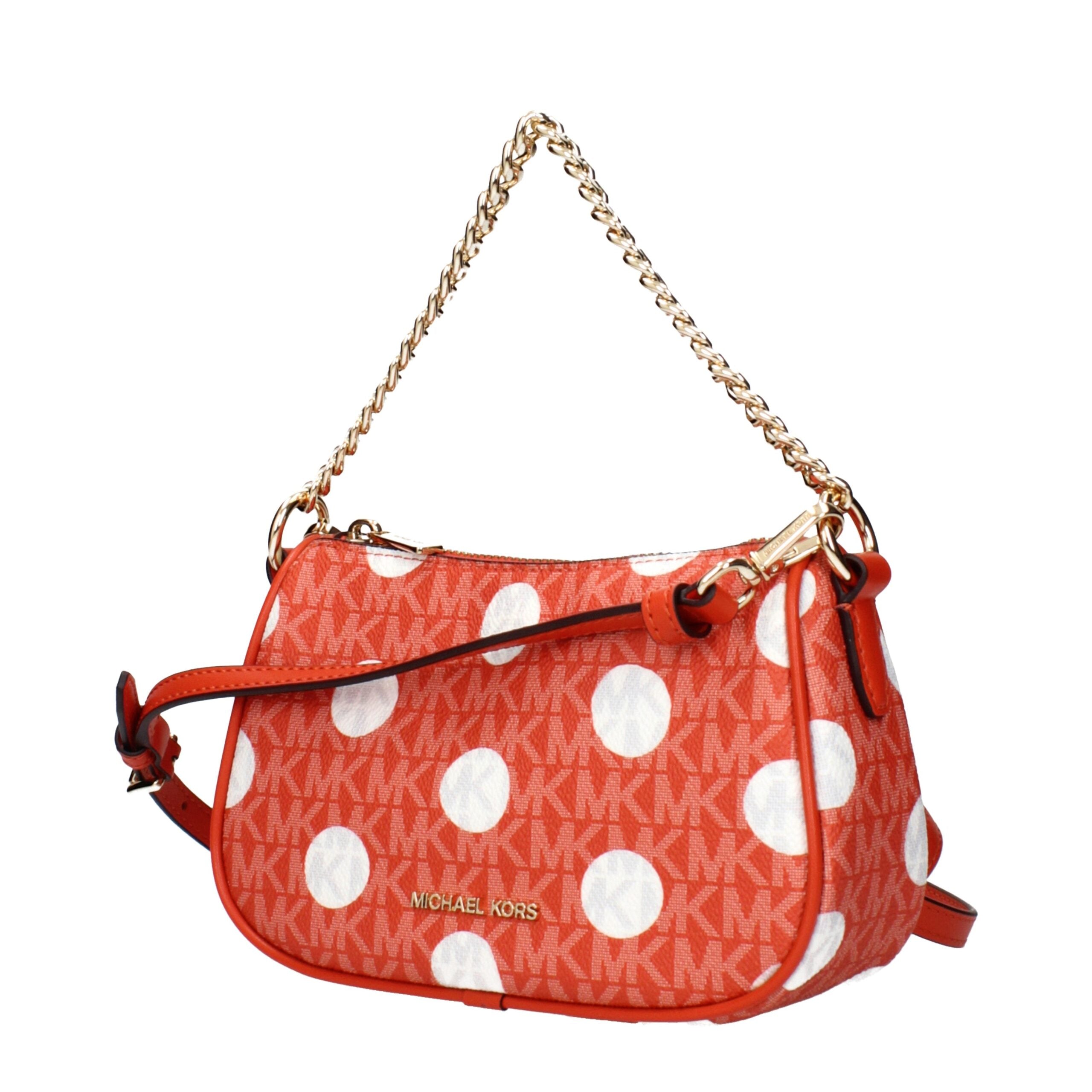 Michael Kors Red Fabric Women's Handbag