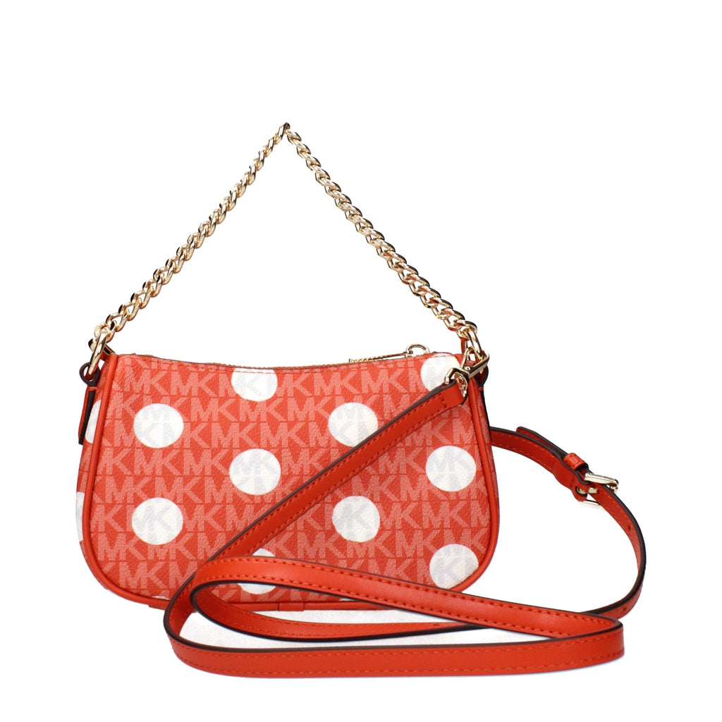 Michael Kors Red Fabric Women's Handbag