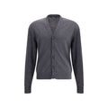 Jacquemus Gray Merino Wool Men's Cardigan